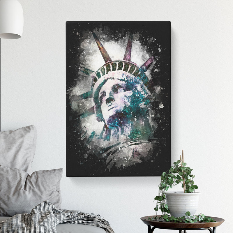 Statue of Liberty - Wrapped Canvas, 60cm H x 40cm W x 3cm D