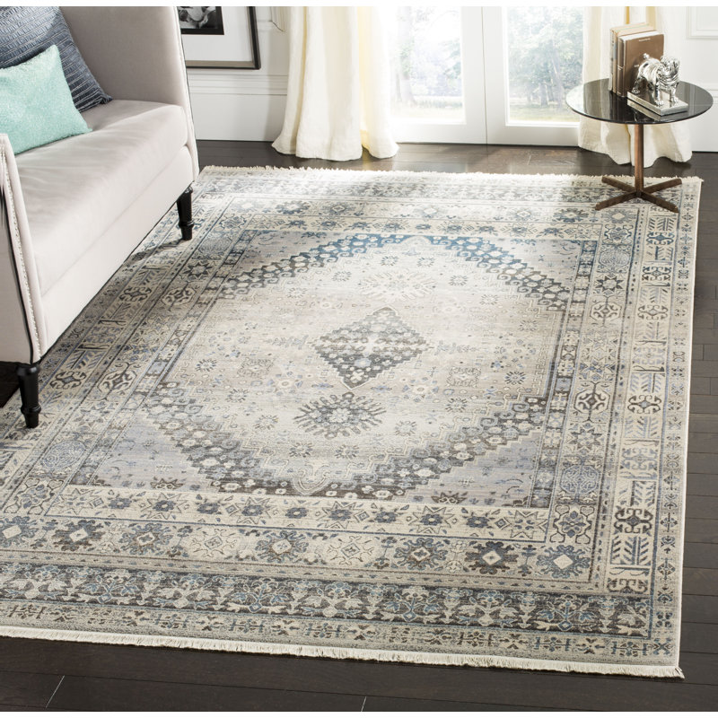 Vintage Performance Fabric Oriental Rug, Rectangle 4' x 6'