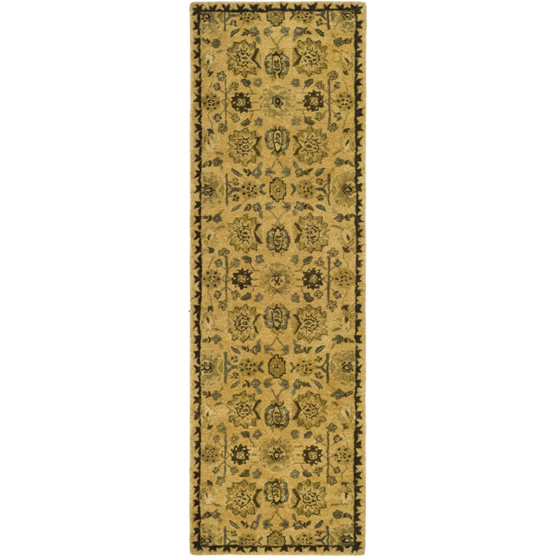 Ladd Wool Pile Oriental Rug, Runner 2'6" x 12'