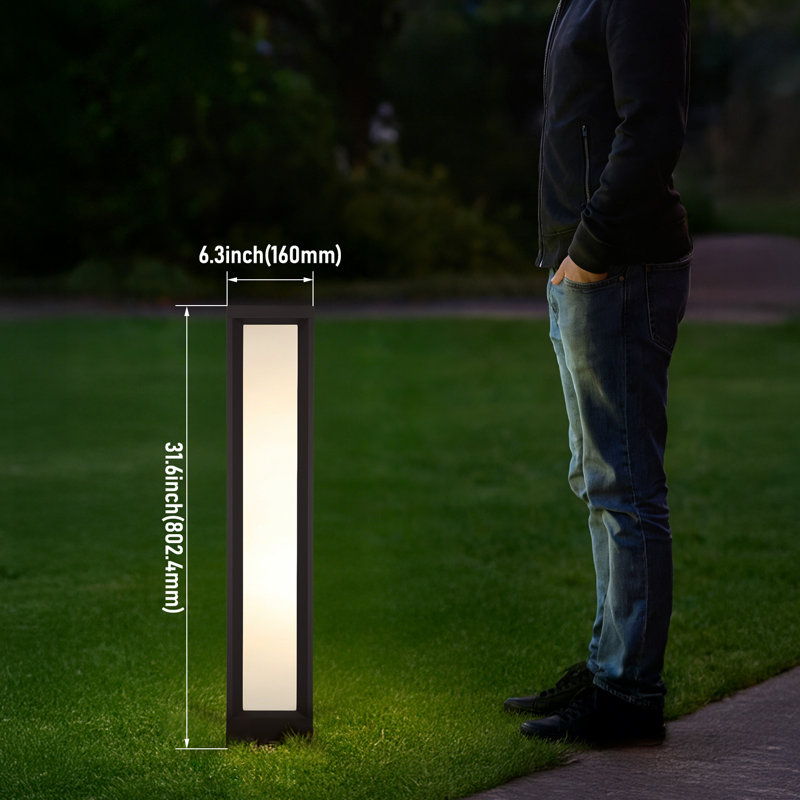 Lumières de sentier à DEL 5pct 14w / 19w / 24w, Bornes d'éclairage de paysage 31,6 "