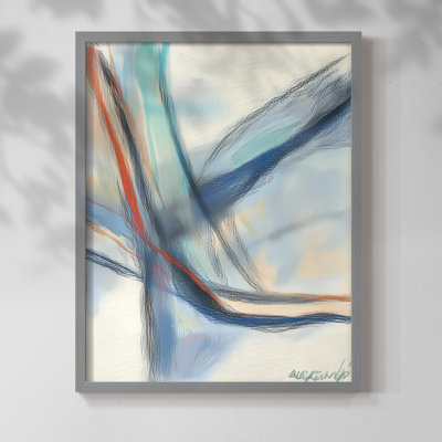 Série ABSTRACT DCCxx - reproduction encadrée de qualité supérieure - prête à être accrochée - aucun clou requis