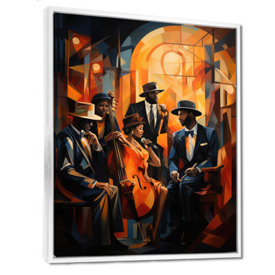 Reproduction d'art sur toile Hundson Jazz Harlem Renaissance V - African American