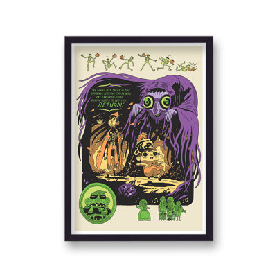Over the Garden Wall Reimagined TV Poster 1 Piece Single Picture Frame Wall Art