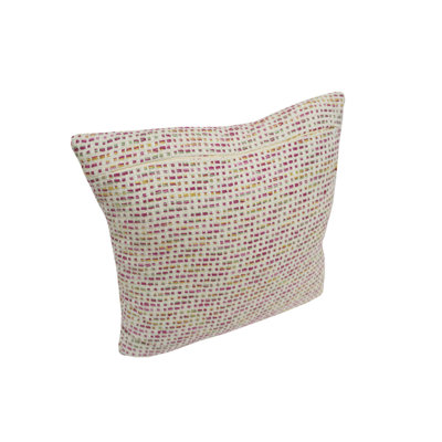 Abstract Silk Reversible Throw Pillow