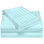 Ensemble de draps en satin de coton de qualité égyptienne 1200 fils