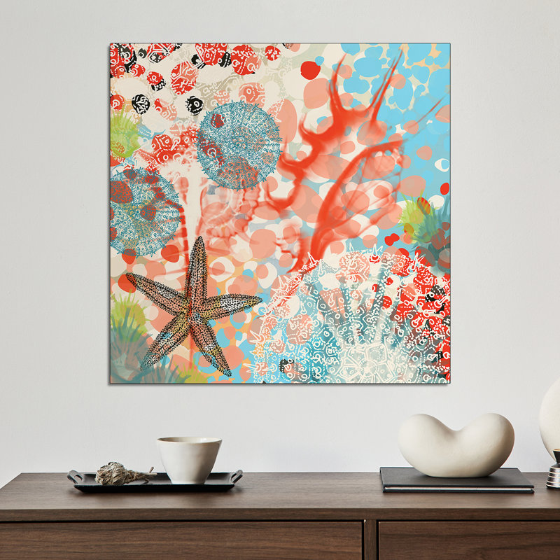 Reproduction d'art sur toile en métal, "Steppeix" par Irena Orlov