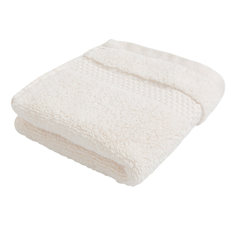 Ensemble de serviettes 100% coton 8 pièces Espinoza, Blanc cassé
