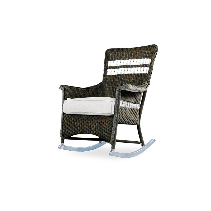 Nantucket Outdoor Rocker Chair, Sandberg Dove, Mink