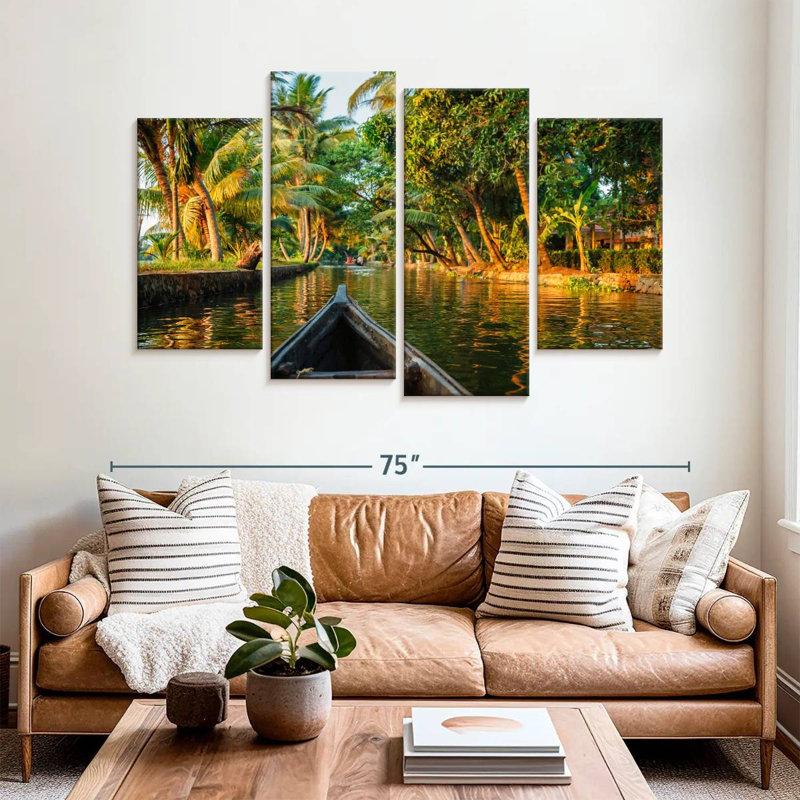 Mehar Kerala Backwater Tour, H 42 po x l 68 po