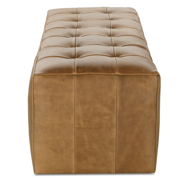 Leather Ottoman