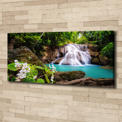 Waterfall Thailand - Wrapped Canvas Print