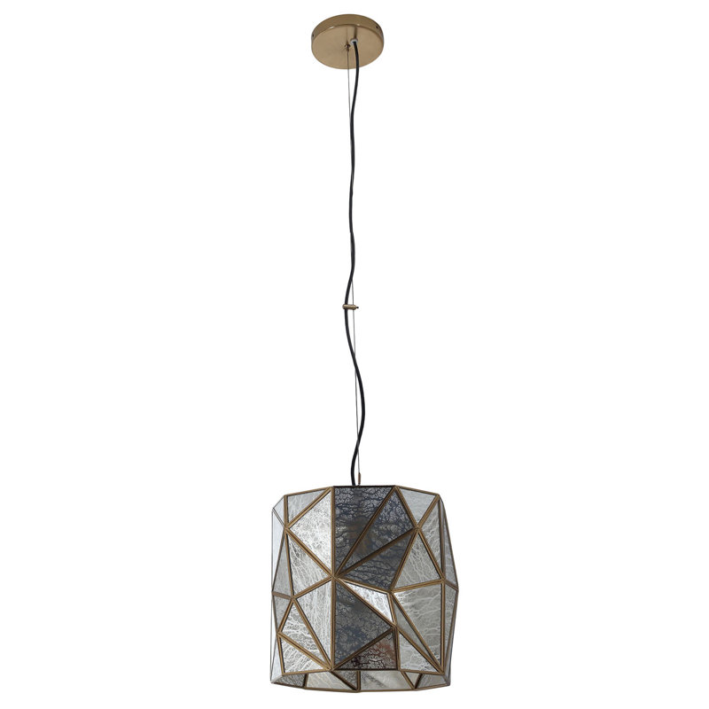Mini-luminaire suspendu 1 lumière Metropolitan Geo-Gem