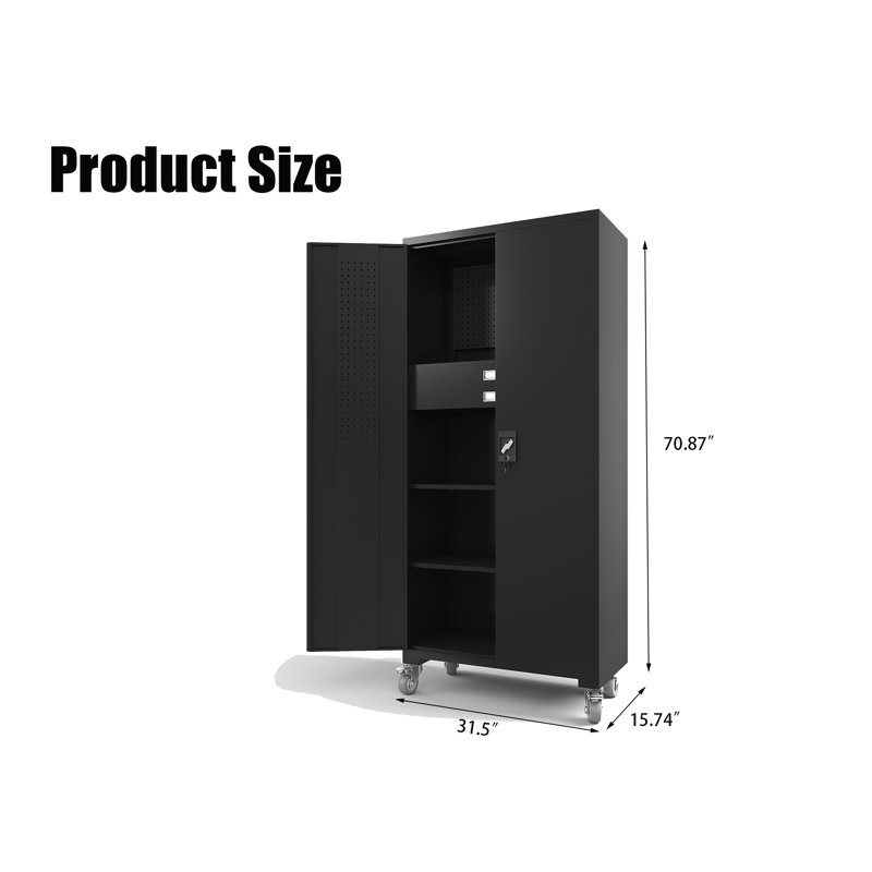 Armoire de rangement en métal