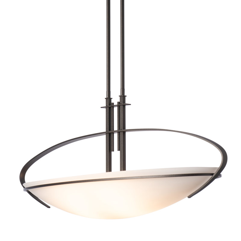 Mackintosh 2 - Light Bowl Pendant, 14.2" H x 32.5" W x 10.4" D, Oil Rubbed Bronze