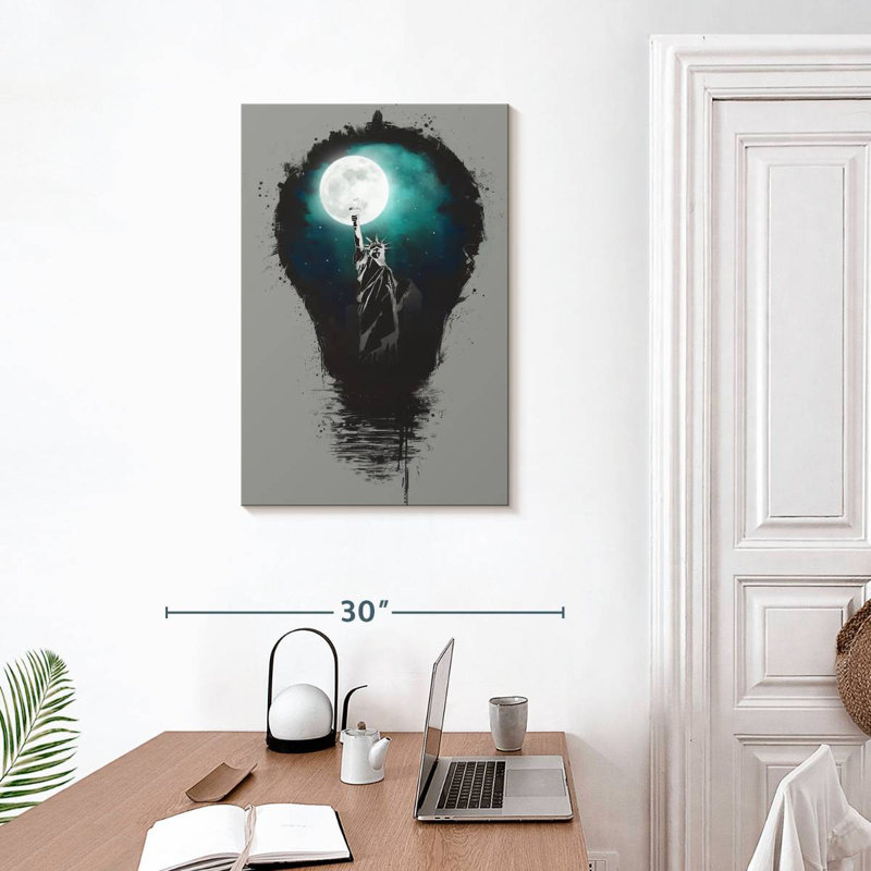 Aime Big City Lights I, 30" H x 20" W