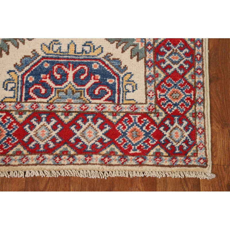 Tapis décoratif géométrique Kazak