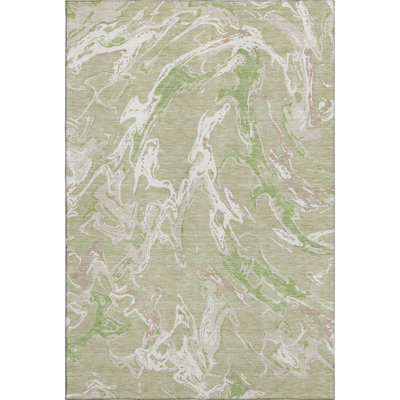Premium Machine Washable Corum AMF1035 Abstract Rug