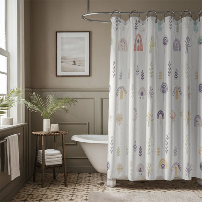 Pastel Rainbow Whispers - Premium Shower Curtain