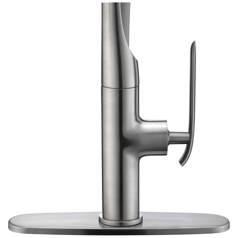 ANZZI Accent Series Pull Down Kitchen Faucet, Brushed Nickel