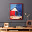 Paysages série Cxxiv - reproduction encadrée de qualité supérieure - prête à être accrochée - aucun clou requis-1087860303-1087860288