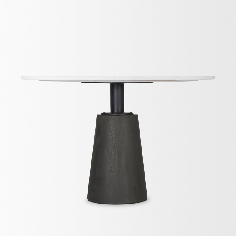 Table de salle à manger Thomas, Noir
