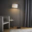 Domani 143cm Black Arched Floor Lamp-1236825918