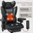 400LBS Reclining Office Chair Massage Heated Office Chair With Foot Rest – 6 Points Vibration Big And Tall With Lumbar Pillow, Adjustable Headrest And Armrest, Executive Desk Chair-1131915579