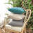 Set of 2 colorful Indoor/Outdoor Throw Pillows Lumbar support FULL set with inserts 18"x18"-9580815-9580821-59670724