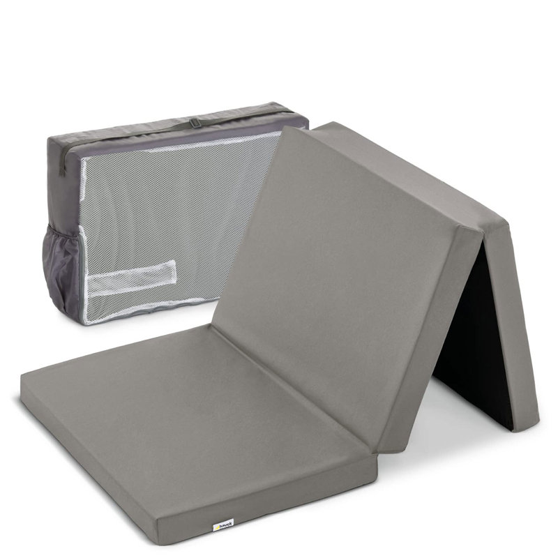 hauck Sleep N Play Go Plus Foldable Travel Bed with Foldable Portable Foam Pad, Beige