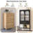 63"H Glass Display Cabinet With Drawer And Shelf-1985987961