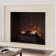Country Living Infrared Electric Log Set Heater - Faux Logs Insert with Flickering Flames