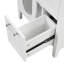 Meuble-lavabo 24 po avec lavabo, meuble-lavabo avec deux tiroirs et porte, tablette réglable, bois massif et panneau de fibres à densité moyenne-271755703