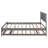 Platform Bed With Adjustable Trundle-1221902573