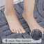 Ensemble de tapis de bain en microfibre 5 pièces avec envers antidérapant-1581635383