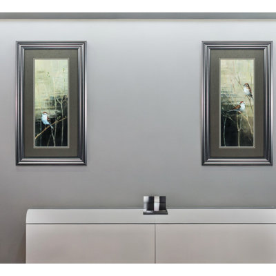 " Sparrows Dusk " 2 - Pieces