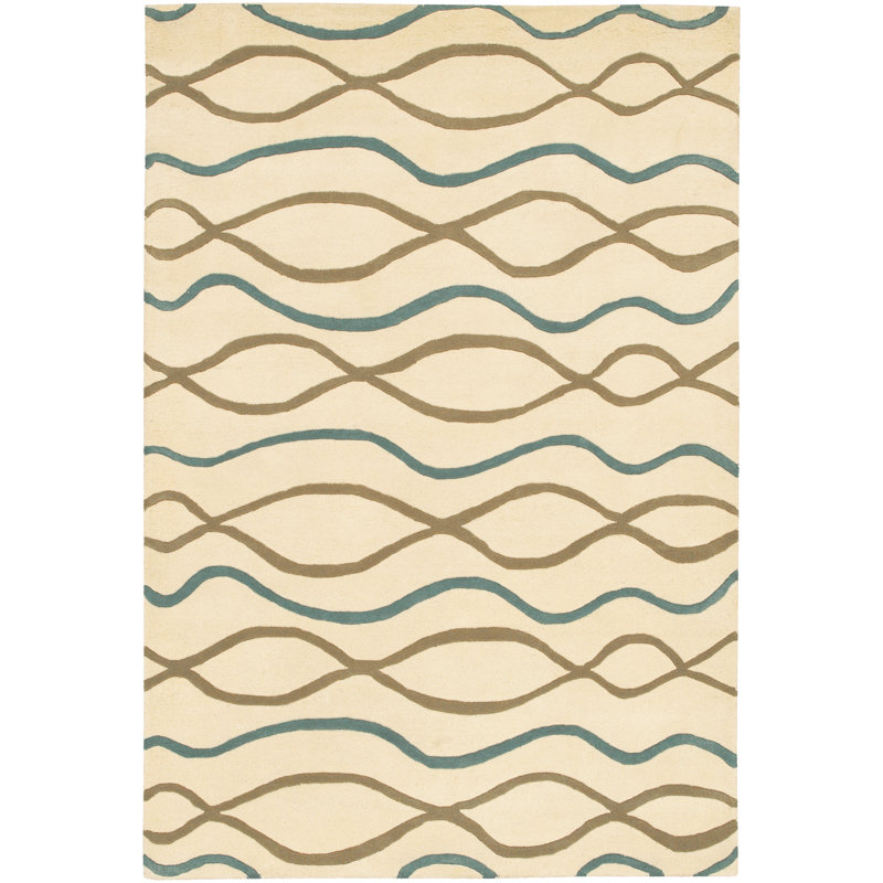 Tamatha Performance Wool Abstract Indoor Rug, Rectangle 5' x 7'6"