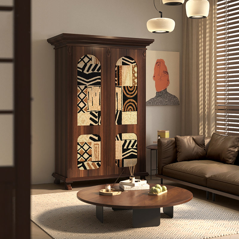 Armoire de rangement de style rétro