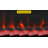36" Ultra-narrow Bezel Electric Fireplace - Modern Thin Design, Wall/recessed Mount, 12 Multicolored Flames, Smart App, Crystal/driftwood Kits, Timer