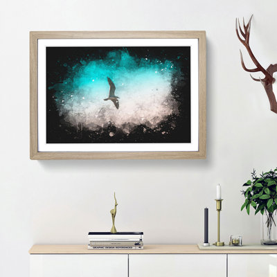 Soaring Seagulls - Picture Frame Graphic Art