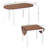 Versatile Folding Solid Wood Kitchen Table For Compact Spaces, Enhancing Functionality
