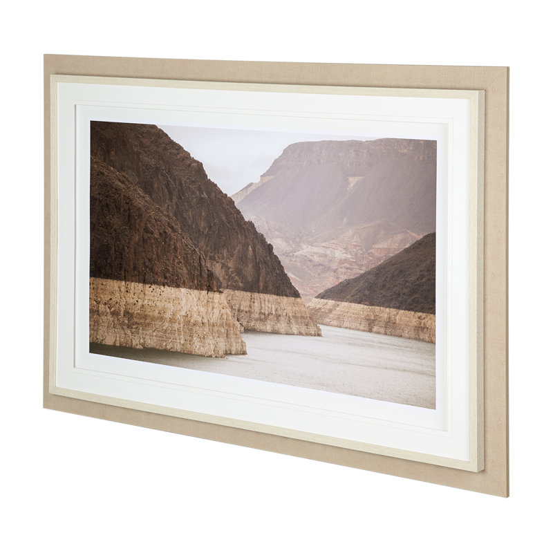 Inconnu, reproduction d'art encadrée sous verre