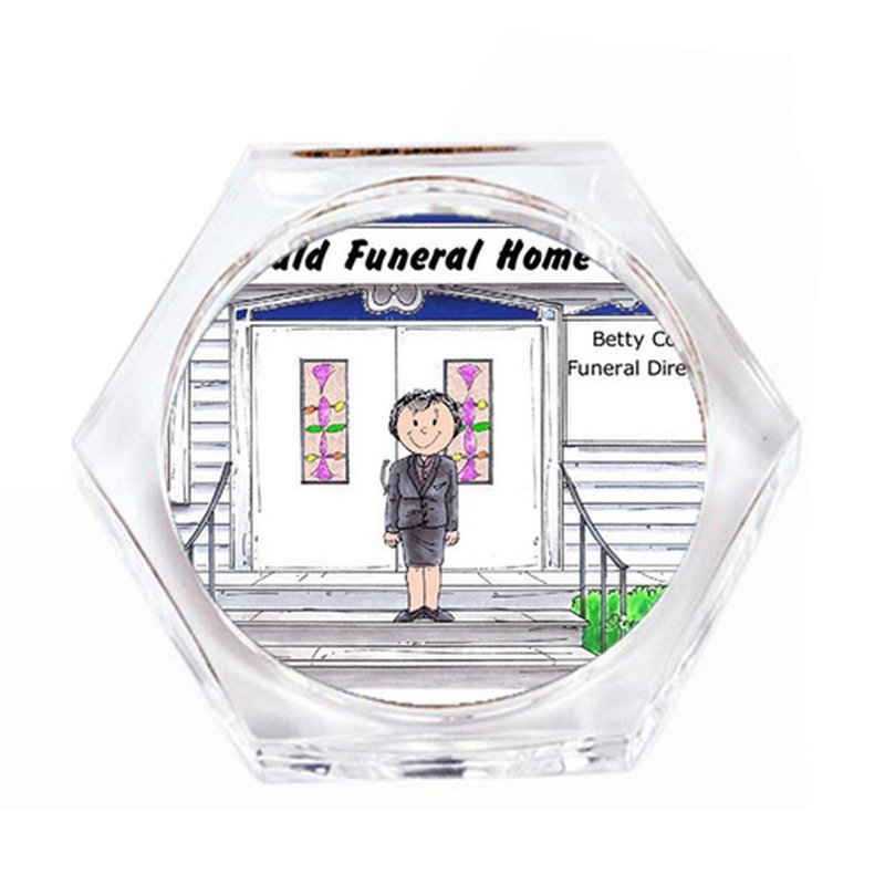 Ensemble de cadeau personnalisé pour sous-verre féminin (4 sous-verres), Oui