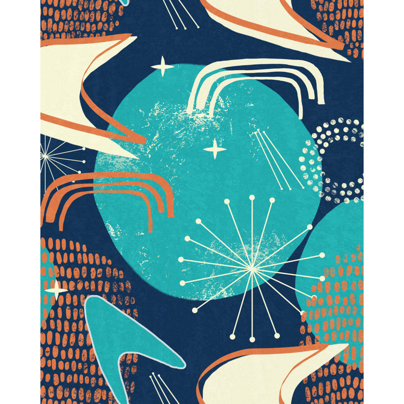 Revival (Mid Century Modern) Abstract Wallpaper Roll