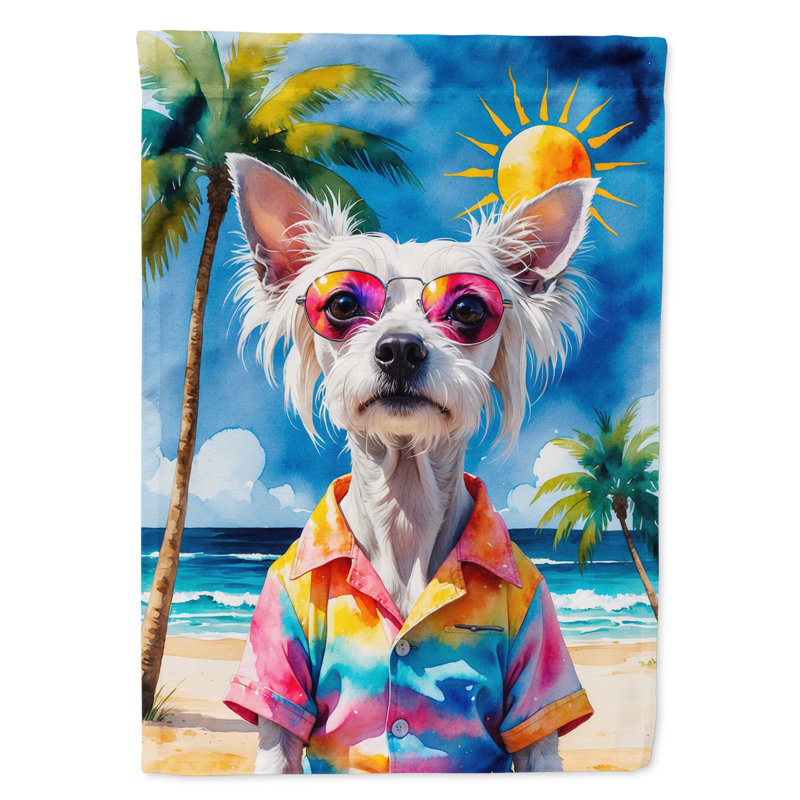 Drapeau de la maison esquimau américain, Chien chinois à crête