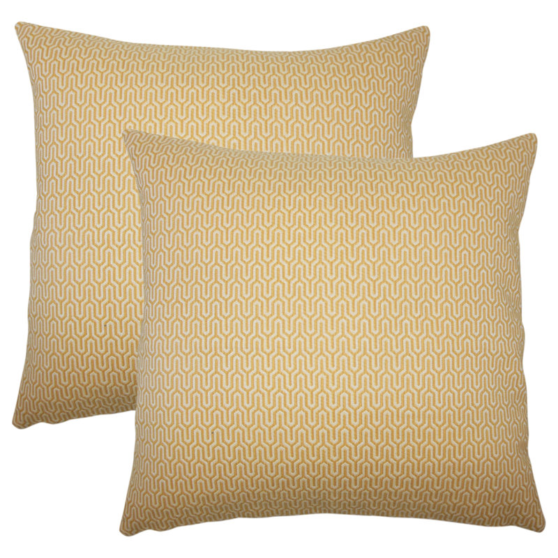 Square Pillow Cover & Insert, Sunshine