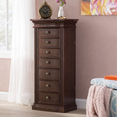 Armoire pour bijoux avec miroir Aitkin