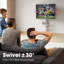  Meuble télé moderne pour téléviseur de 32 po à 70 po avec deux tablettes-582044907