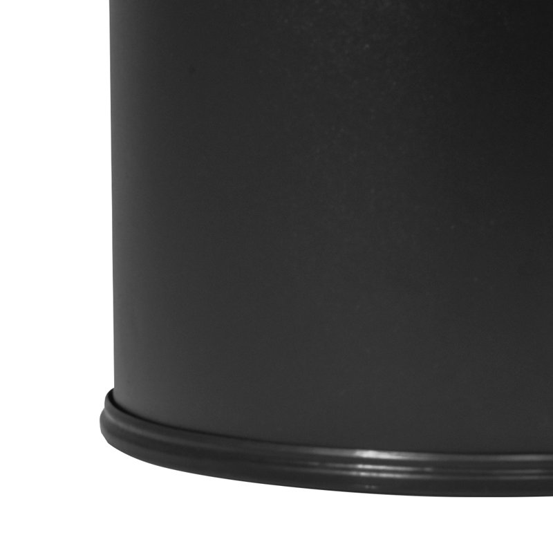 Maitlan Kitchen Trash Can, 15L, Black