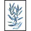 Reproduction d'art encadrée, «Indigo Leaves III»-1571337411-1526839491