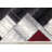 Clotene Geometric Red White Area Rug